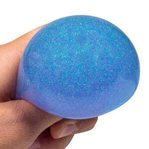 Grote Squishy Bal met Glitter - Perfect voor Tactiele Sensatie en Stressverlichting