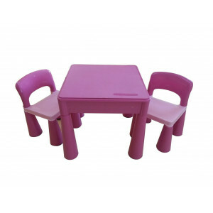 5 in 1 multifunctionele activiteitentafel en 2 stoelen - roze